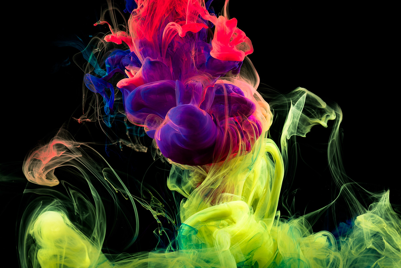 ink paint abstract photo Photography  macro color smoke colour flow