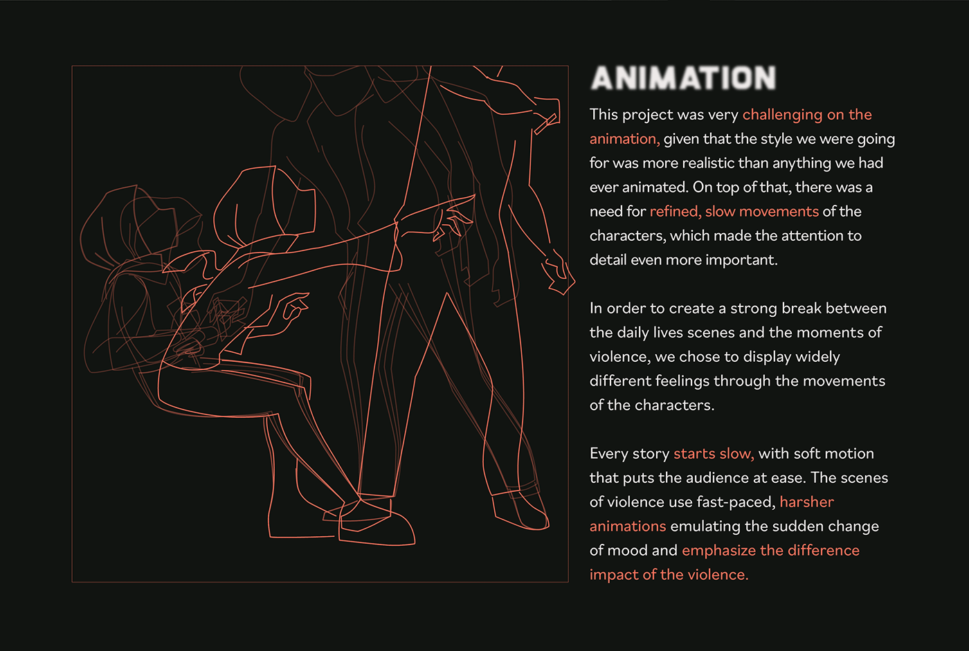 animation  black and white Character design  ILLUSTRATION  series storyboard Testimonial violence Violence Against Women women