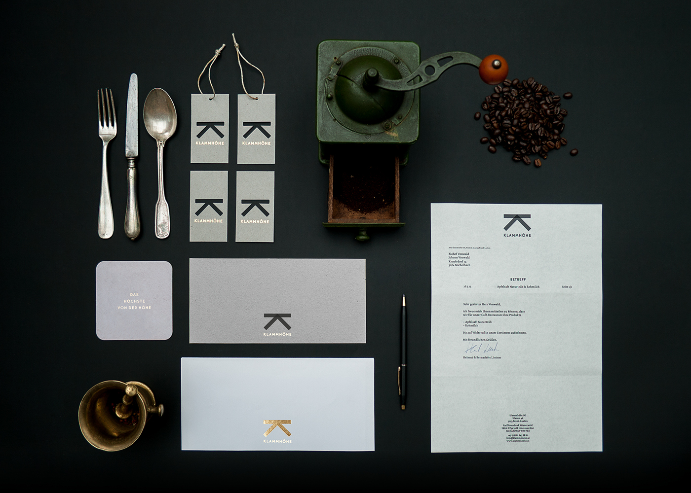 branding  Corporate Design art direction  restaurant Food  bio natural demonstrative Roland Radschopf Klammhöhe