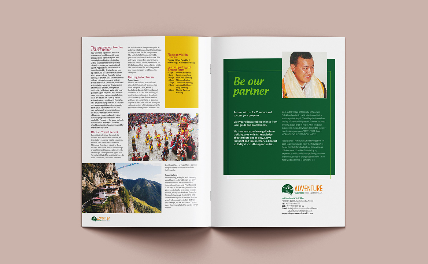 editorial design  graphic design  Layout Design nepal tourism travel and tourism Travel and Tours Travel Magazine