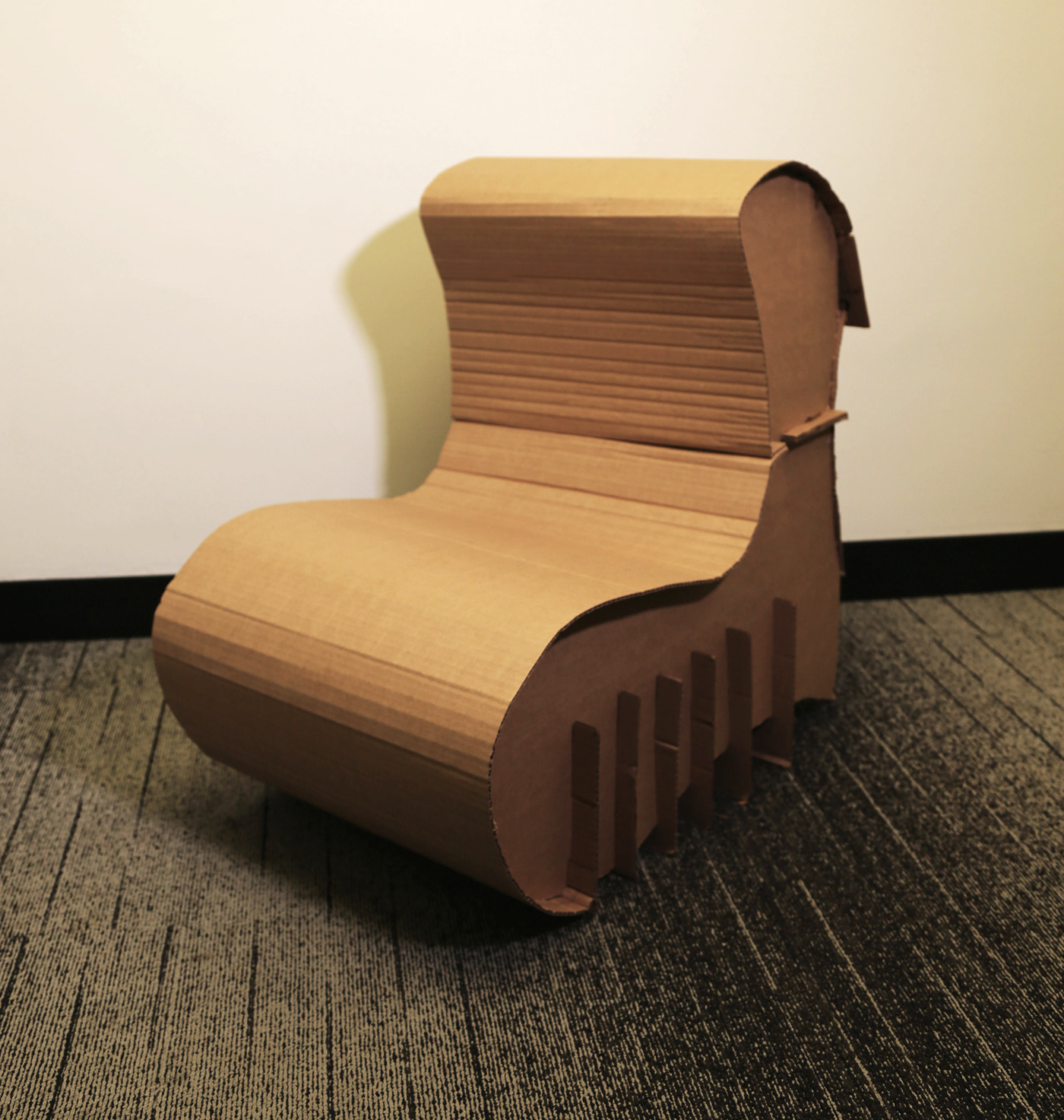 chair cardboard designed objects product design  furniture design 