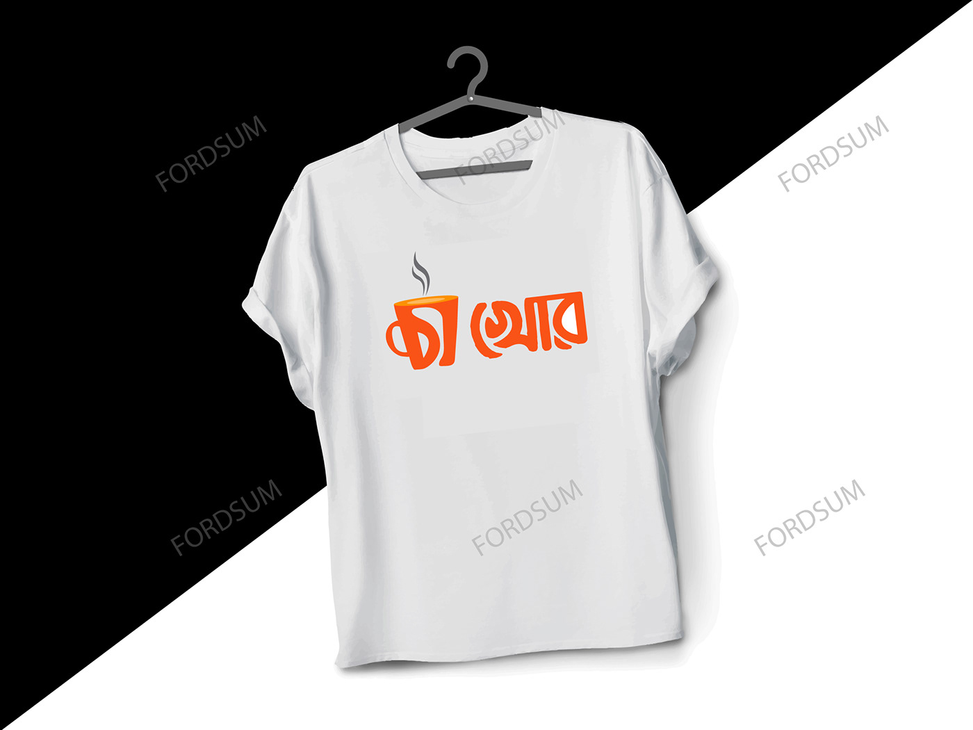 bangla typography t-shirt design 