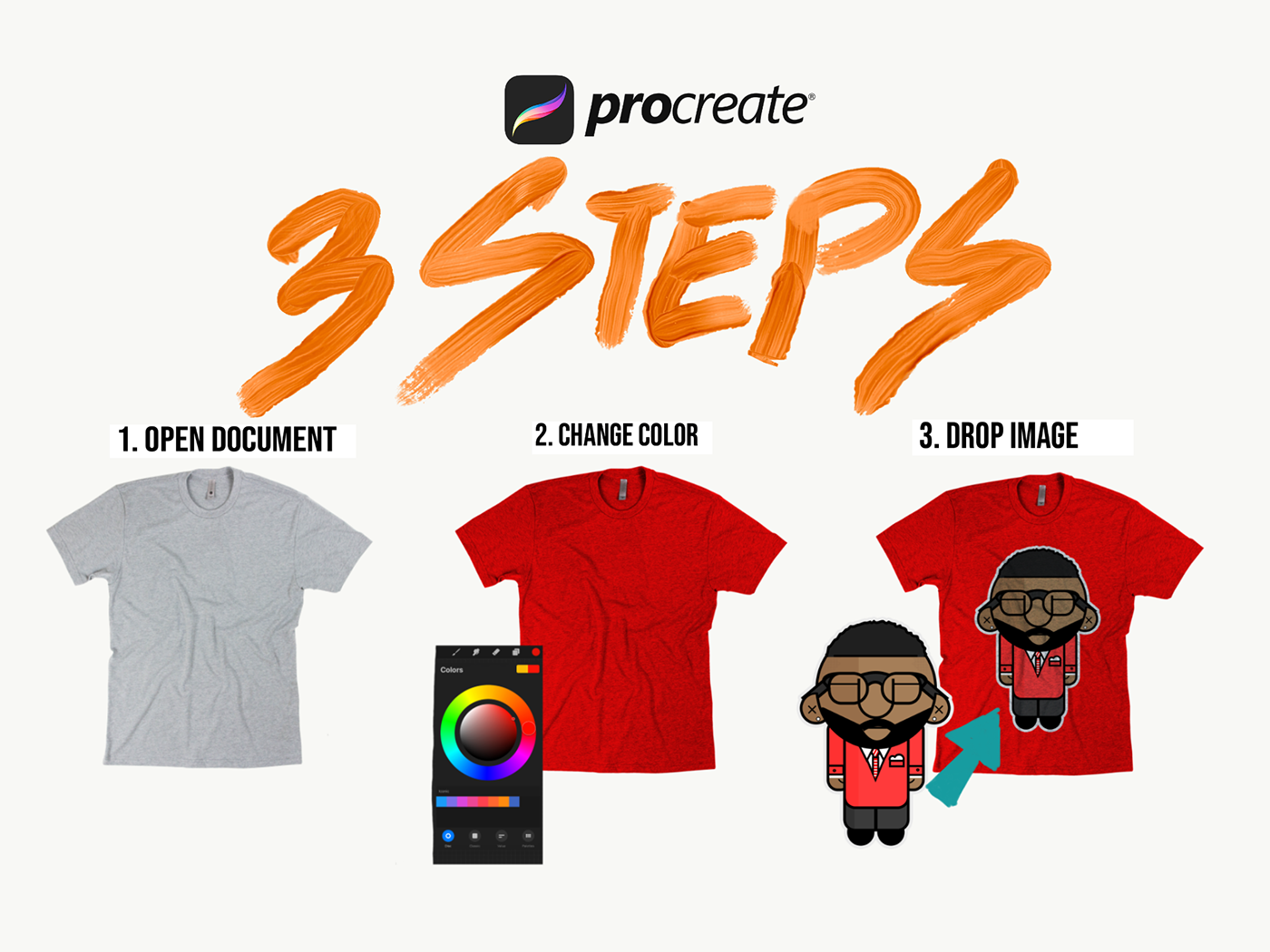 Download Procreate T-Shirt Mockup / Template on Behance