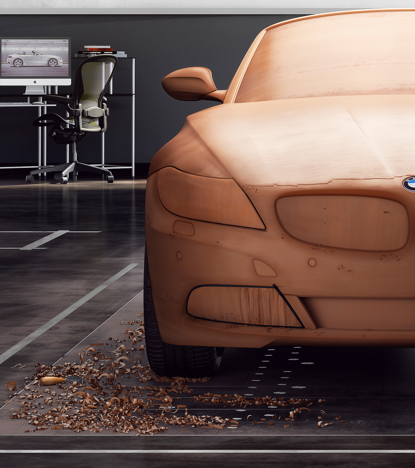 BMW 3dsmax vray photoshop digital design Alias