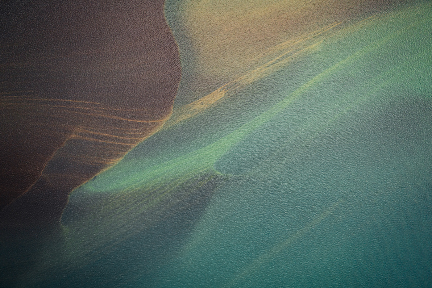 Aerial Drone photography texture water colorful color iceland river Photography  abstract