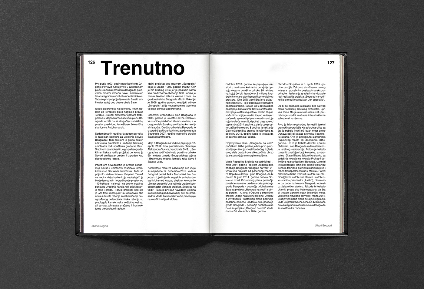 book editorial minimal Serbia swiss typography  