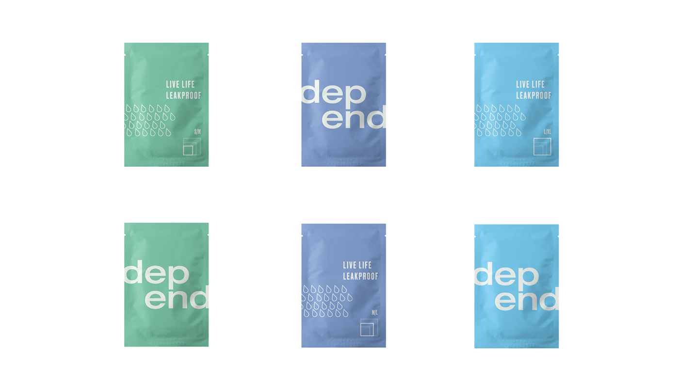 branding  Advertising  Packaging underwear incontinence awareness Taglines