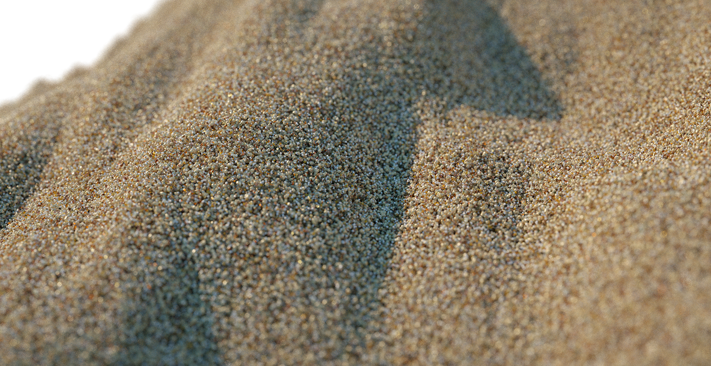octane sand cinema4d scatter Render animation 
