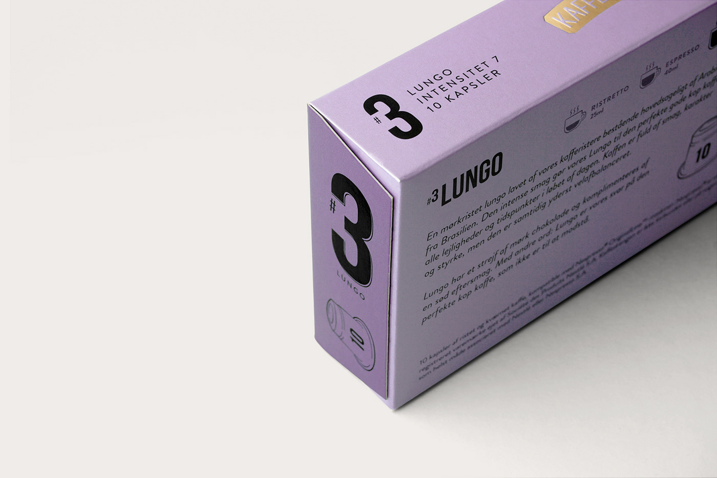 capsul Coffee esprosse kaffe Lungo Packaging ristretto