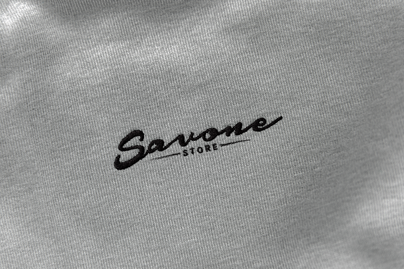 Savone Logotype logo identity sign shopping center store design