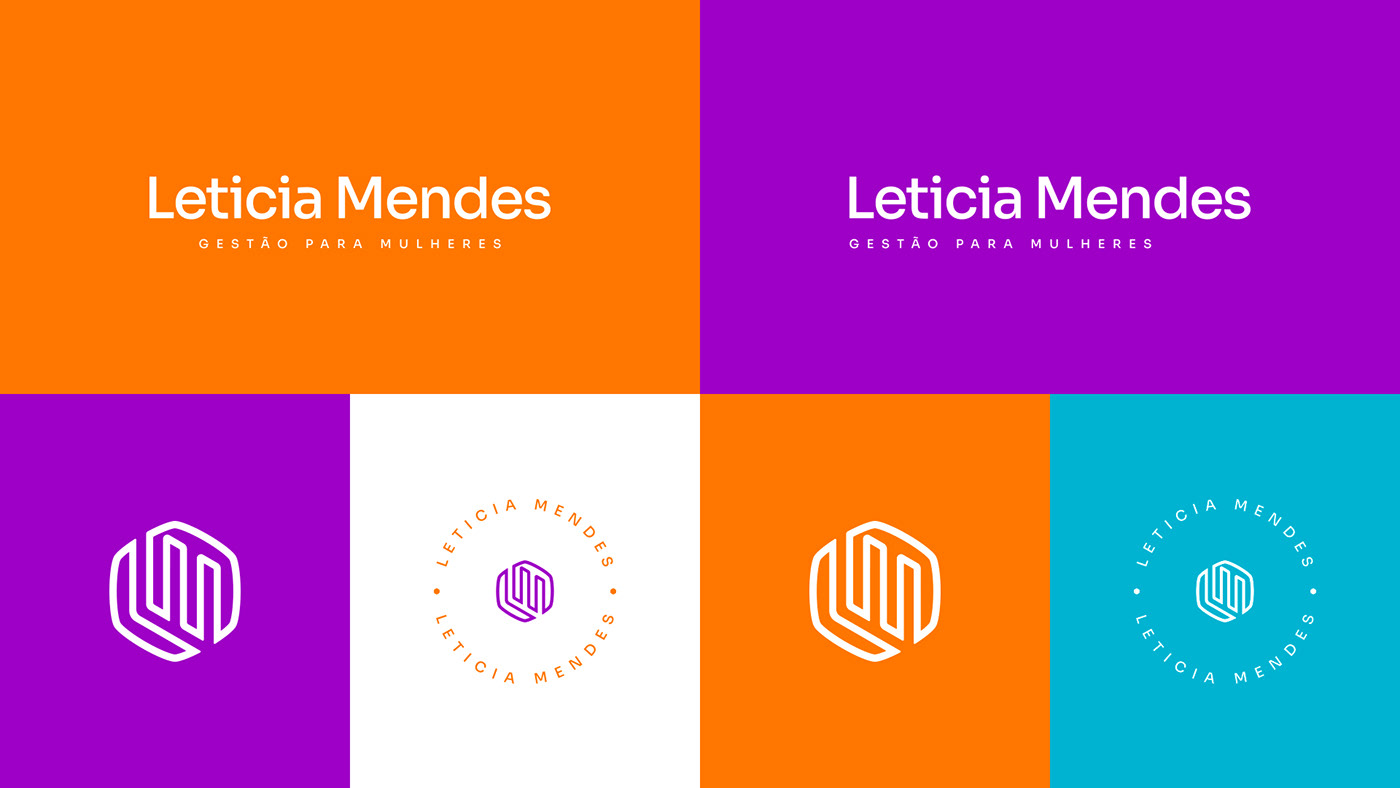 administração brand branding  gestão identidade visual Leticia Mendes logo redesign visual identity