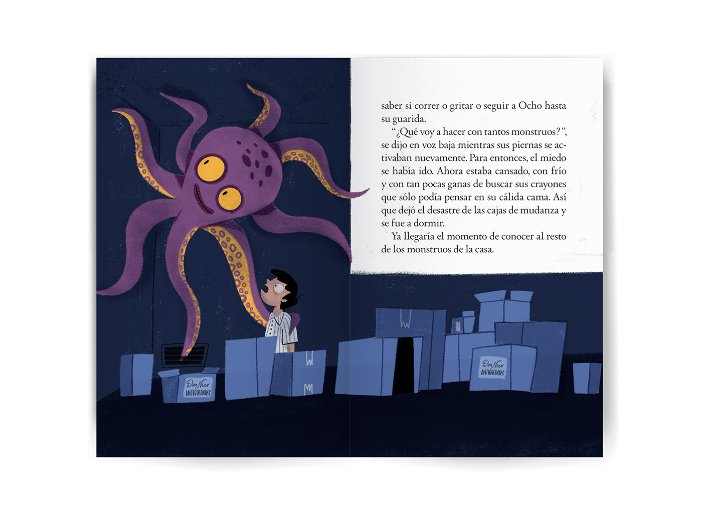 cartoon children's book monsters digital illustration Procreate Picture book children illustration