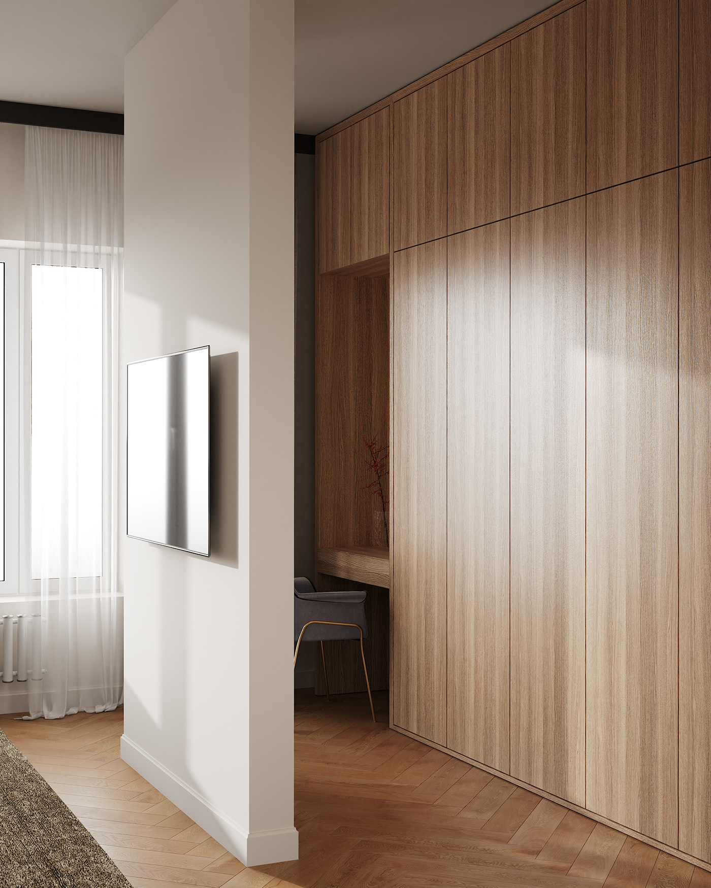 3ds max architecture bedroom corona interior design  modern