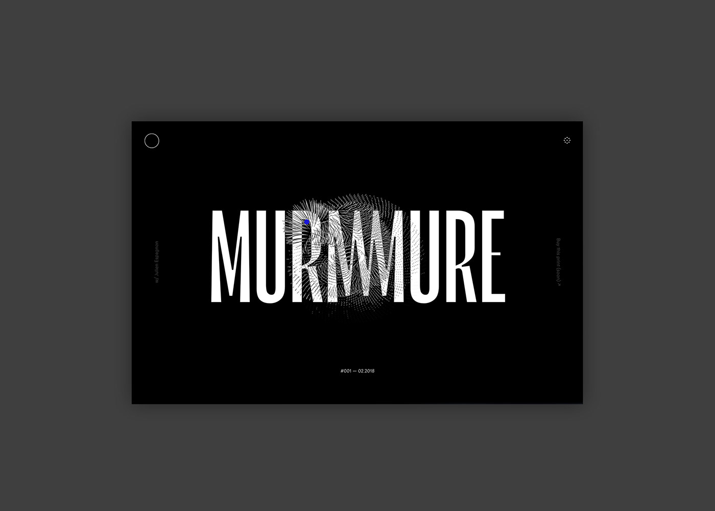 Website UI ux design graphic digital identity brand new murmure
