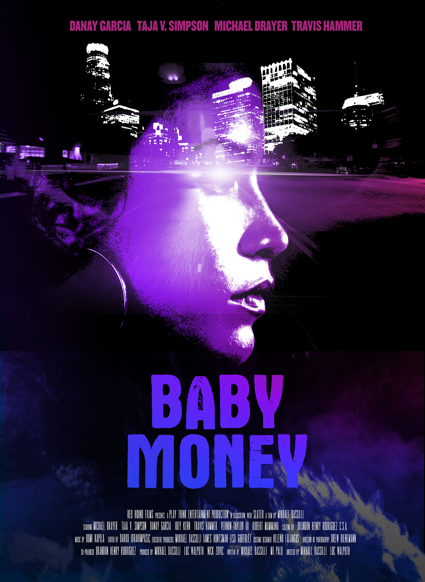 art Baby Money bassili Cinema dkaotic graphic design  ILLUSTRATION  movie poster