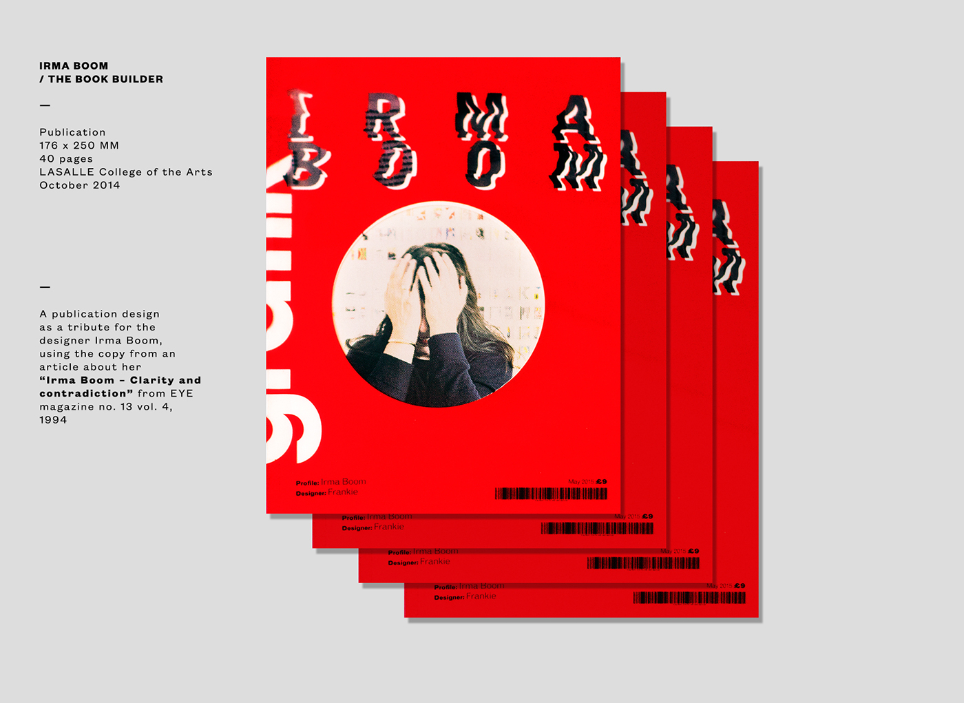 irma boom grafik Booklet publication designer editorial graphic print magazine supplement