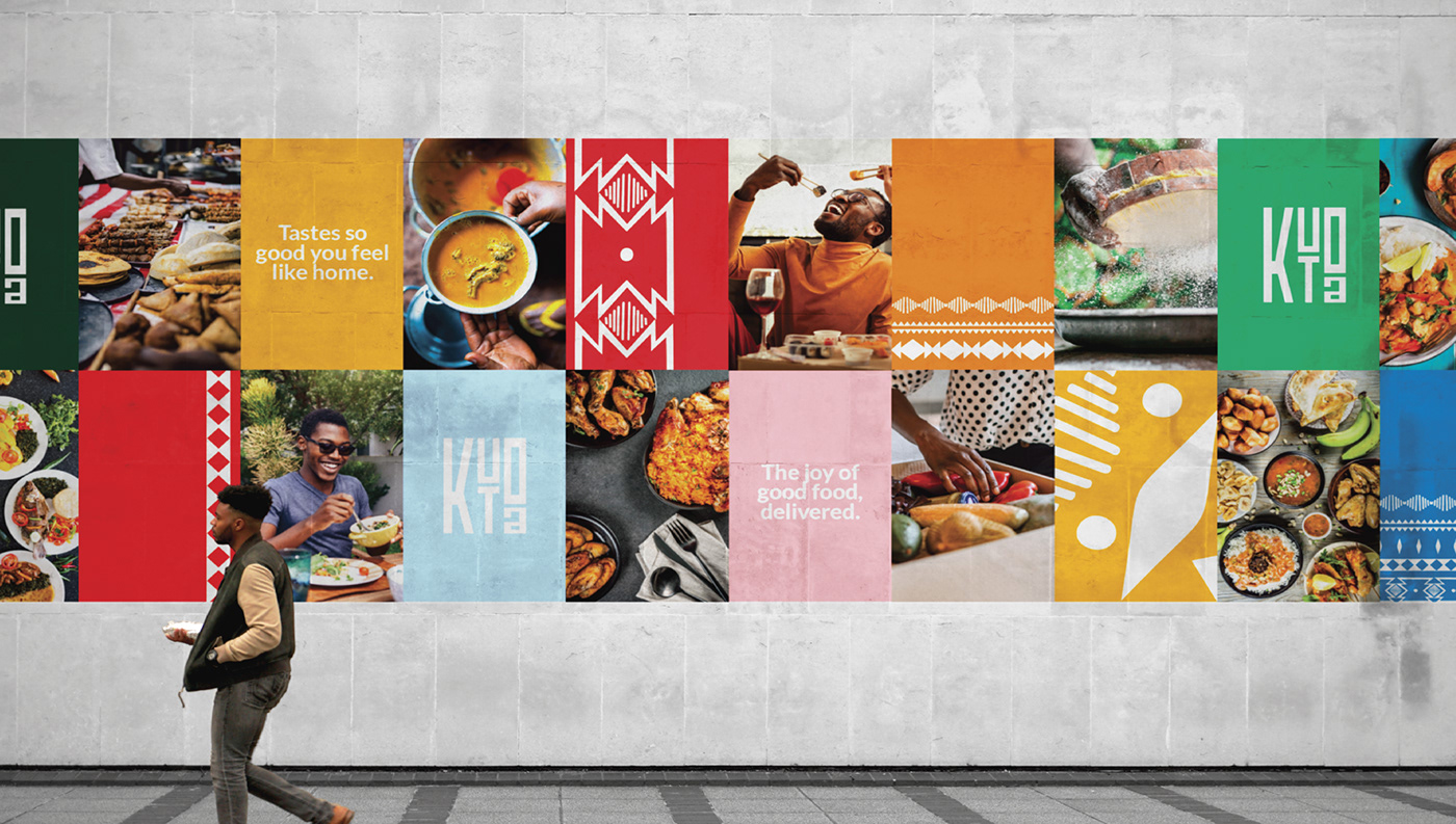 africa black businesses brand identity branding  graphic design  Illustrator photoshop Afrika food delivery