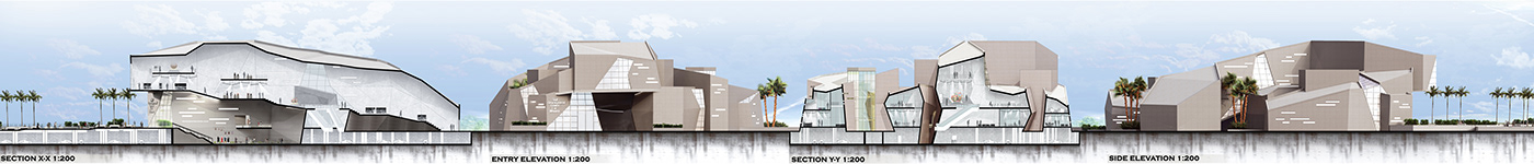 2022 design architectural architecture concept concept design design designer graduation project rethinking typologies Skill Development Center