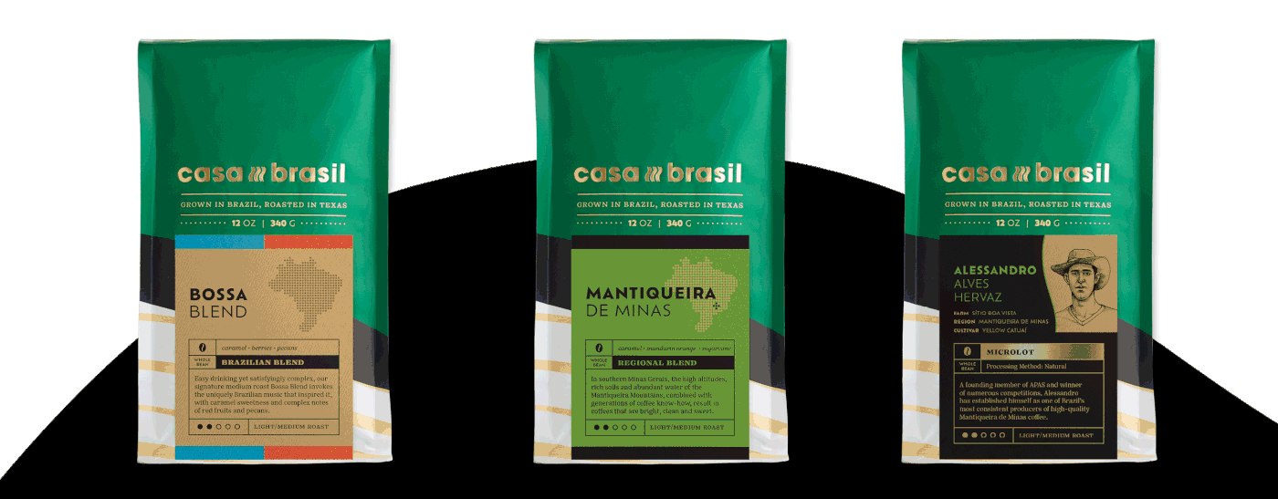 branding  Brasil cafe Coffee embalagem packing texas