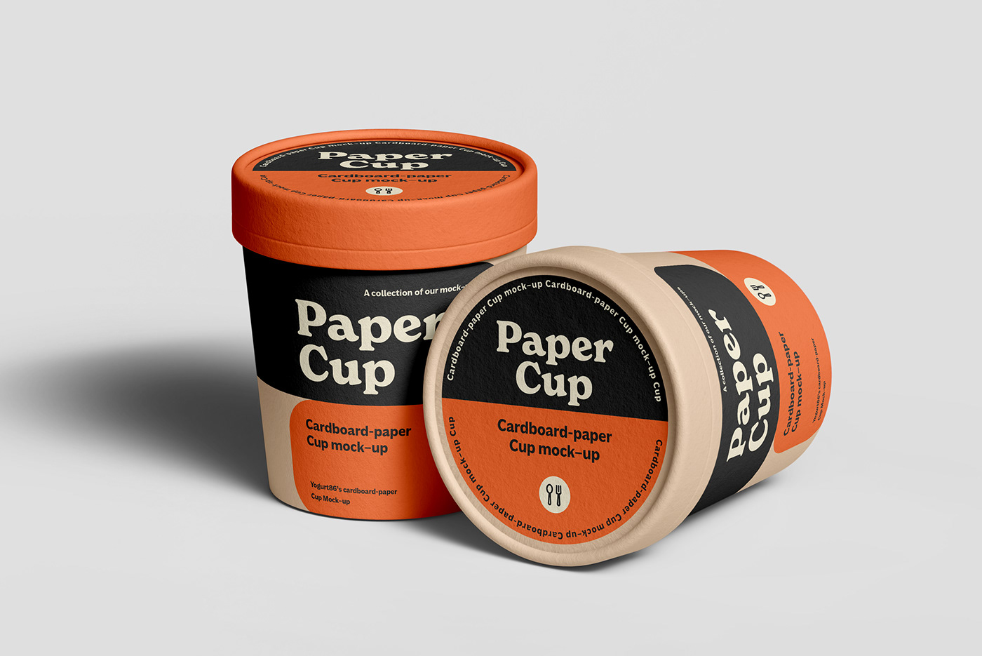 cup carboard Packaging brand identity Graphic Designer Brand Design Mockup marketing   takaway