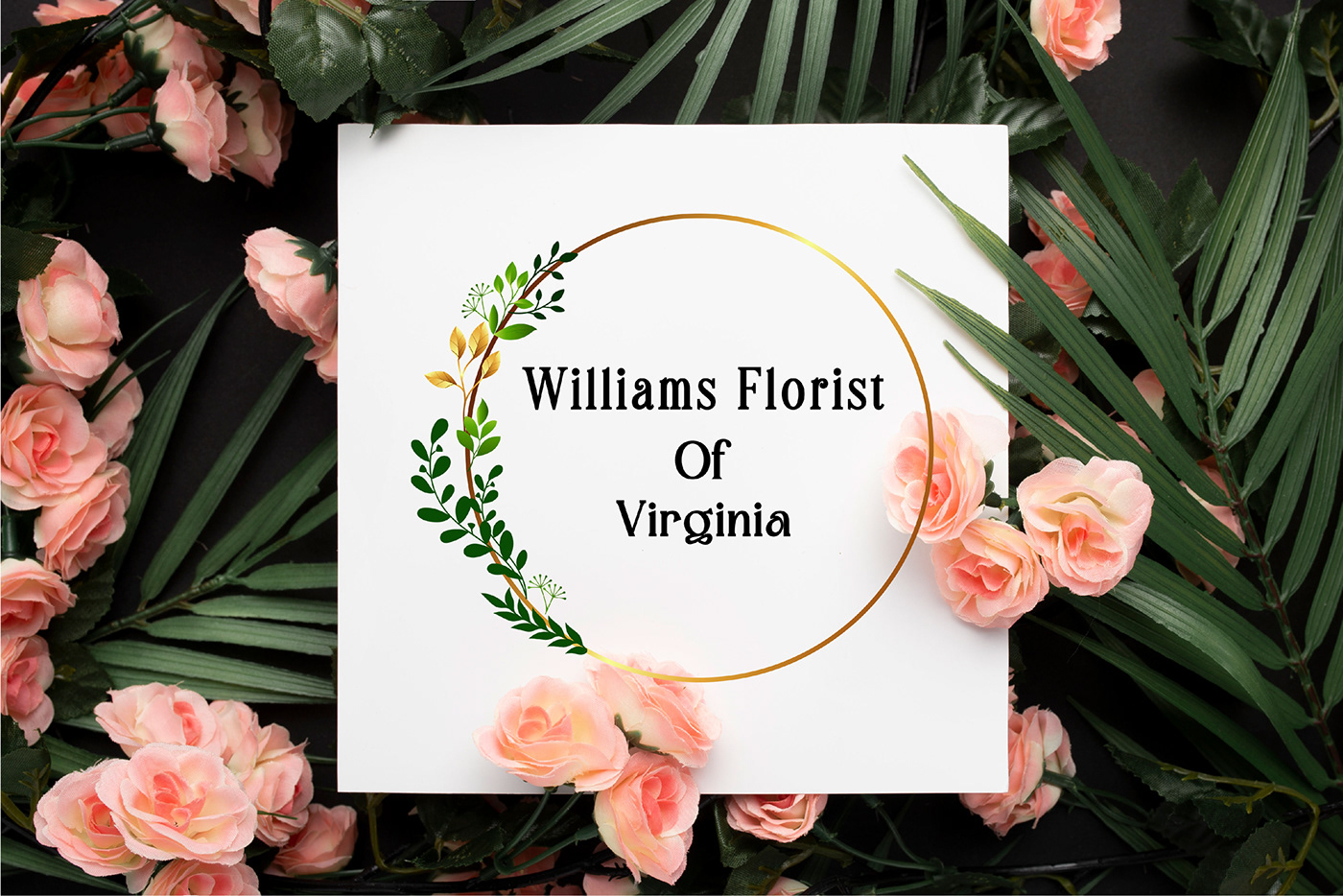 Floral design logodesign feminine logo florallogo