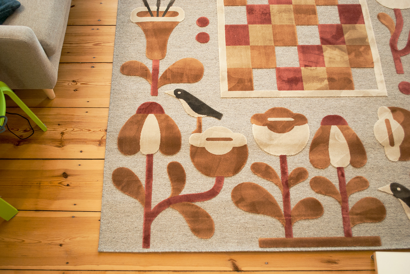 artwork carpet design Drawing  FLOOR ILLUSTRATION  pattern Rug surface design textile