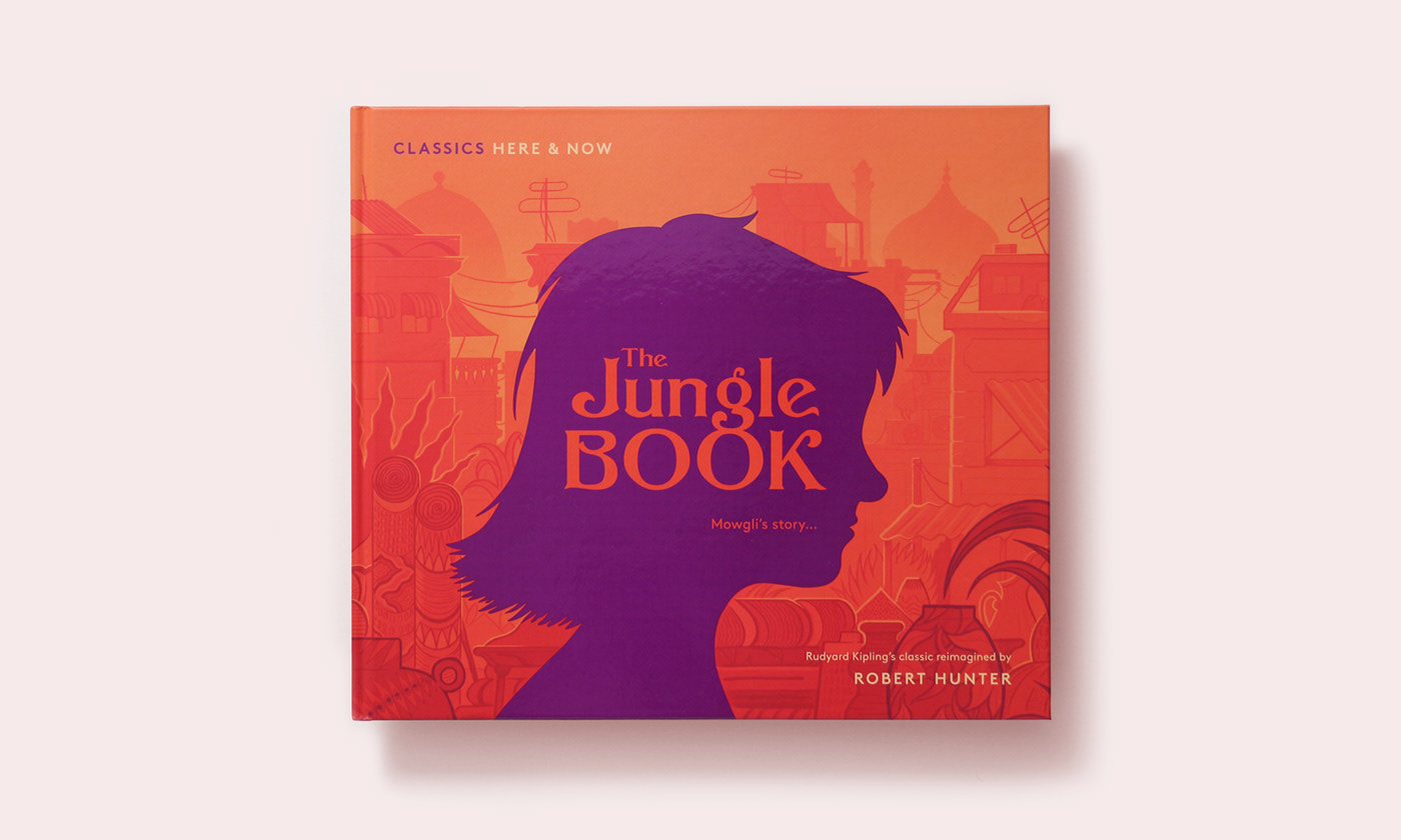 The Jungle Book jungle ILLUSTRATION  animals colour book book design publishing   robert hunter 