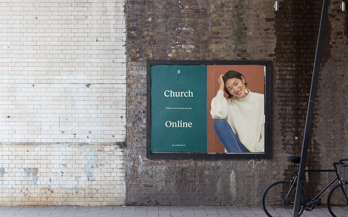 branding  church identity London minimal