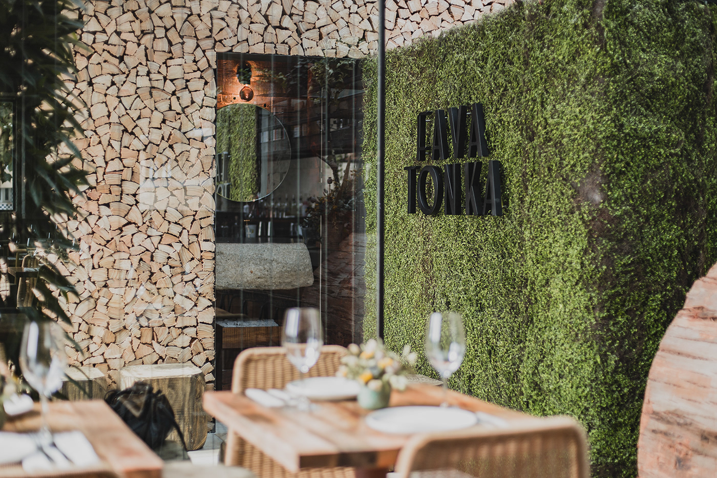Fava Tonka restaurant branding  Logotype organic Photography  another collective Vegetarian