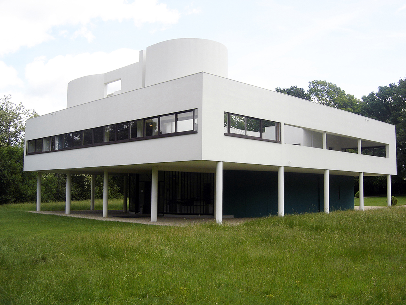 Corbusier Villa Savoye Analysis geometry proportion grid system architecture jenneret   Geometry of Design Kimberly Elam