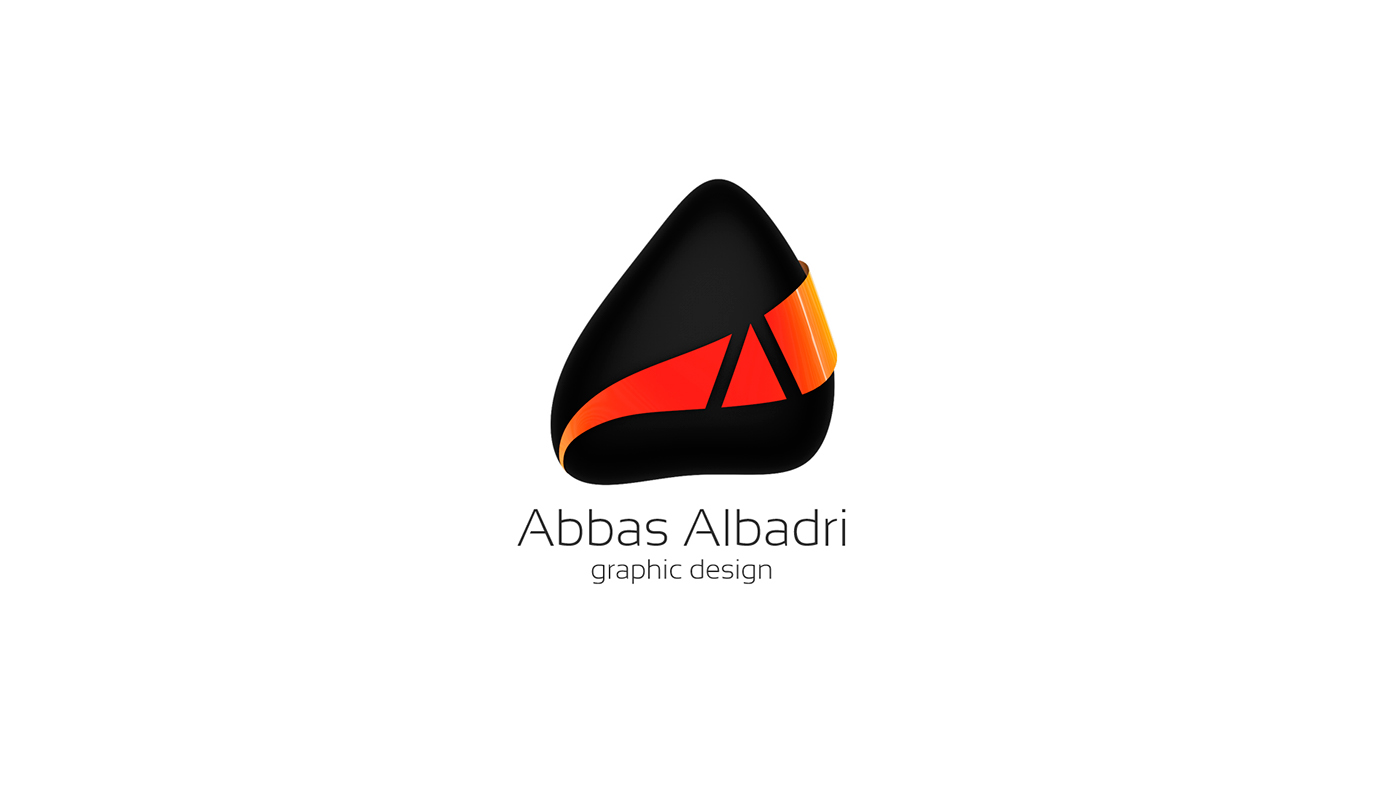 Abbas Albadri logo identity photoshop