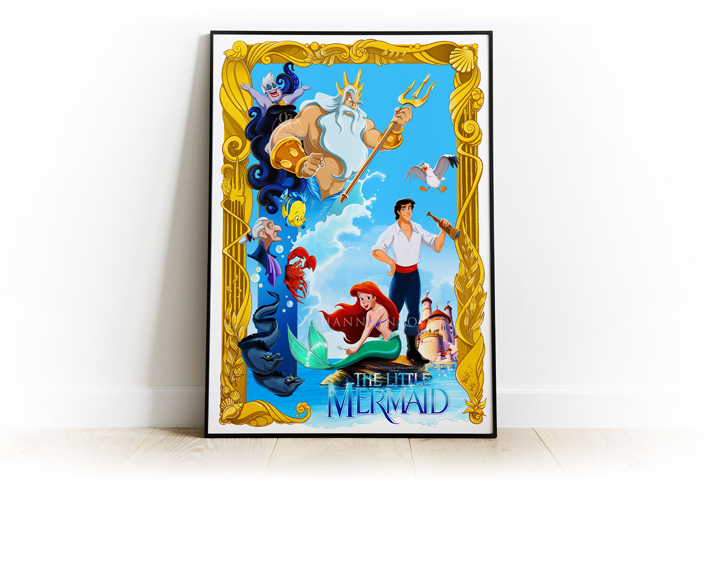 ARIEL blu-ray disney la petite sirène mermaid poster sirene steelbook The Little Mermaid Ursula