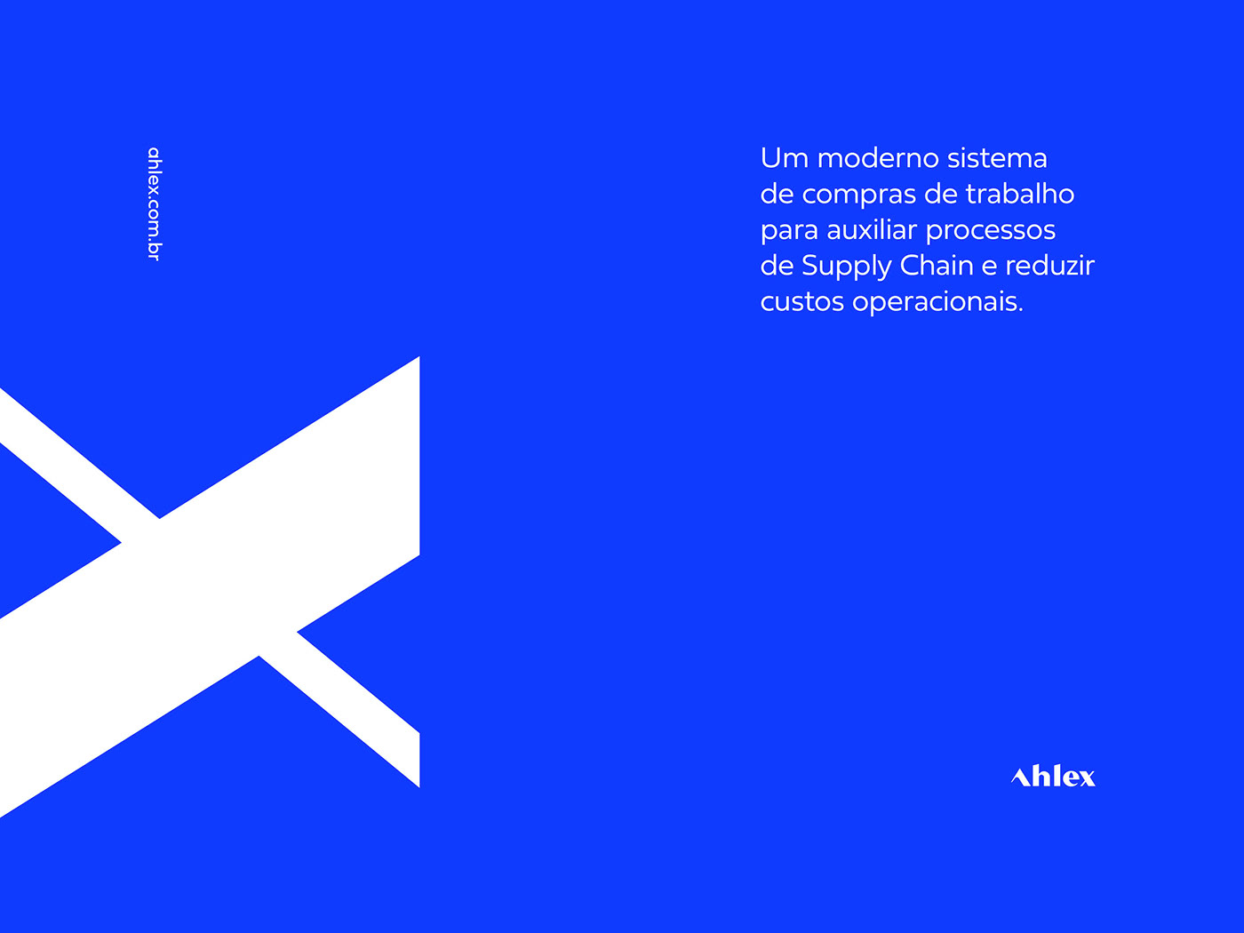 branding  visual identity brand Brazil design logo Ahlex E-procurement   estudioduna Suprimentos