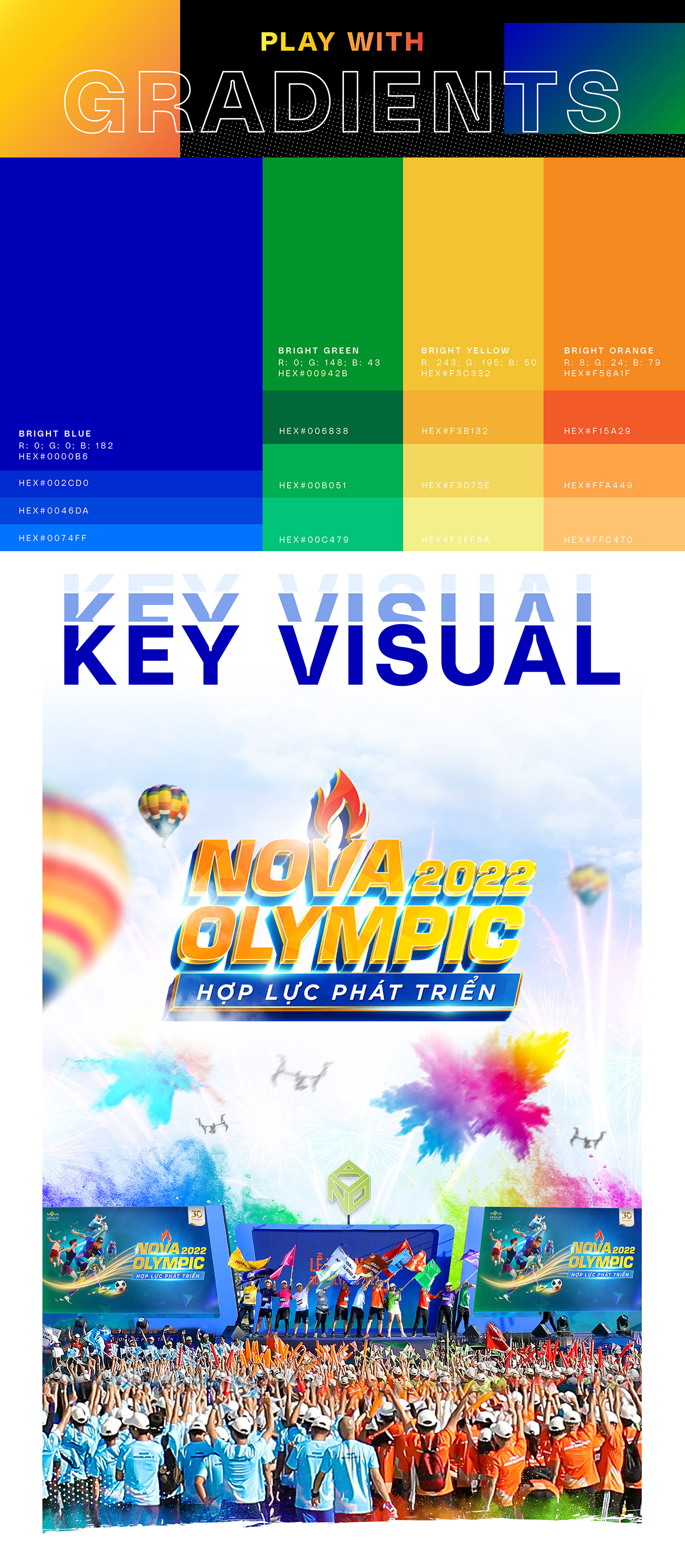 Advertising  art direction  brand identity Event festival key visual Olympics sports Sports Design vietnam