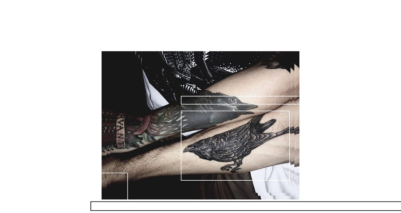 raven crow tattoo stippling Pointillism vector Brazil design Cover Art black bird