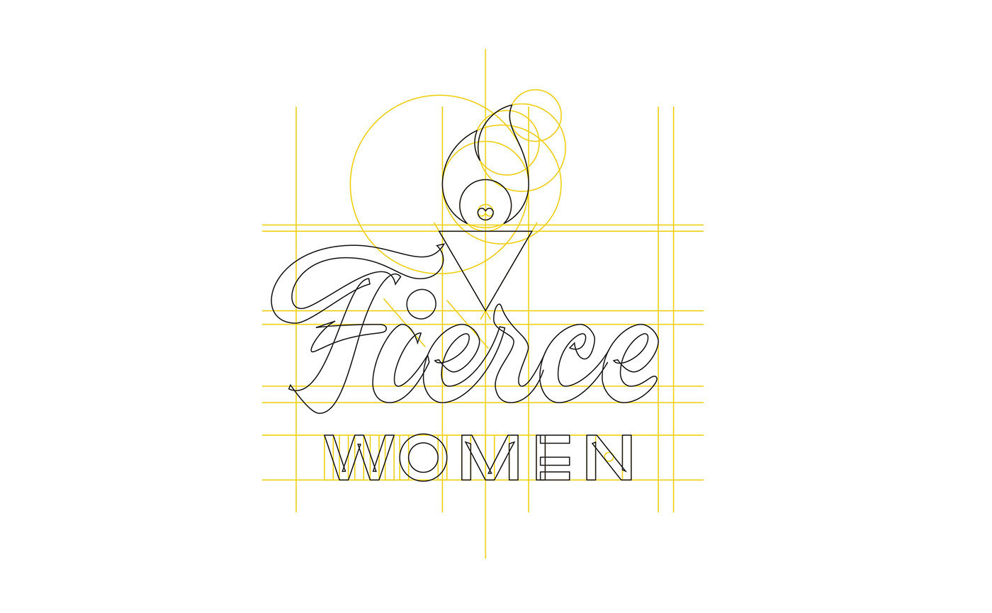 brand lettering women card game equality feminism type HAND LETTERING visual identity branding 