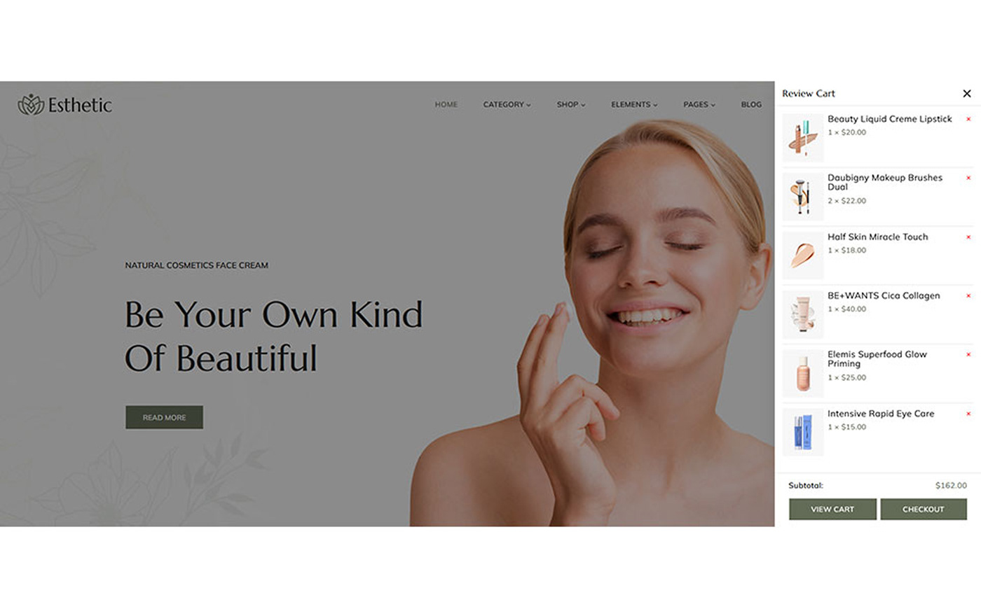 COSMETICS STORE  Woocommerce responsive theme wordpress Website Theme Ecommerce Website product website landing page beauty store 