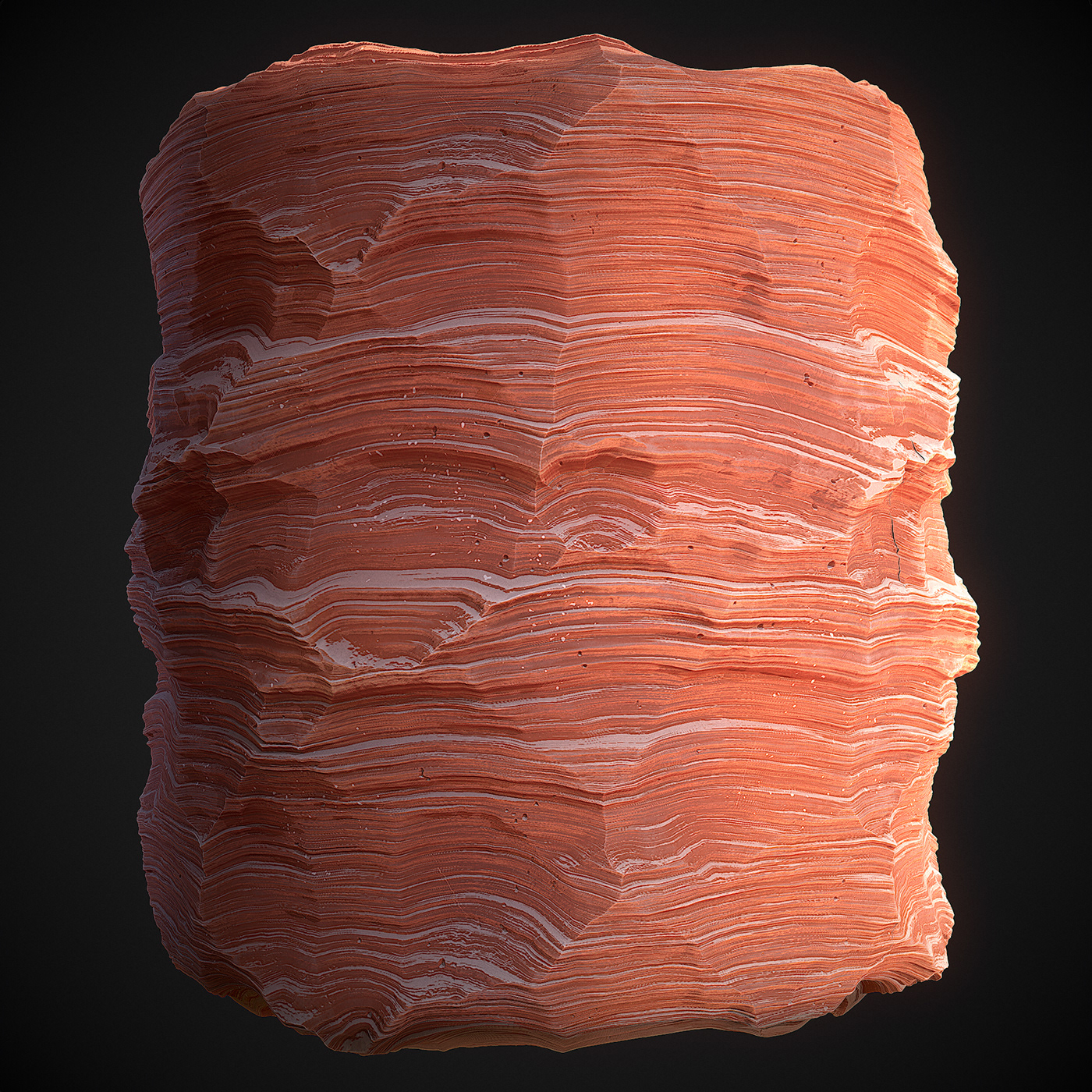 texture material 3D stylized sandstone Noai eroded