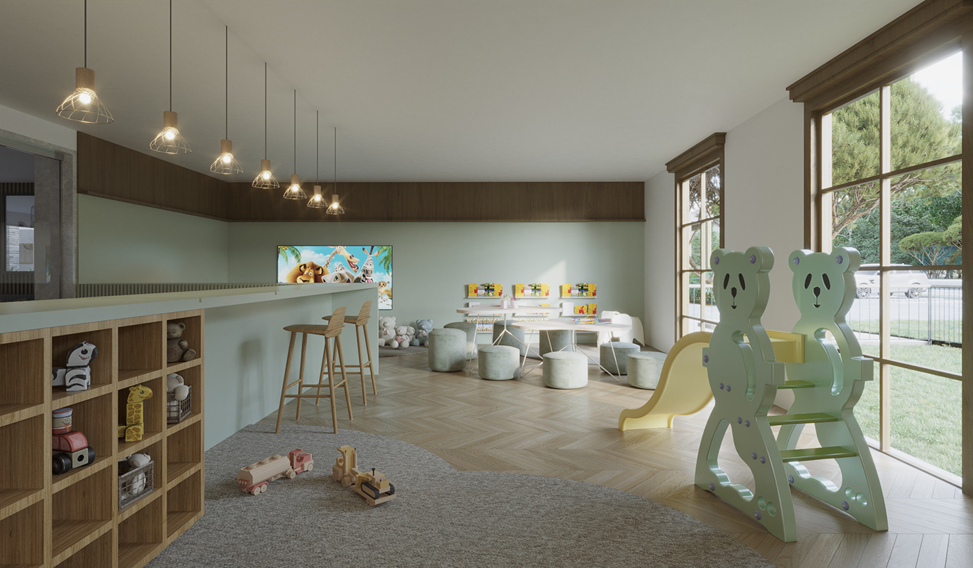 3D 3ds max architecture archviz CGI corona render  exterior hotel Render resort