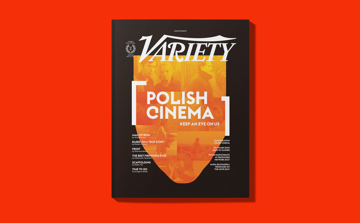 poster Cannes france Cinema visual poland design typography  
