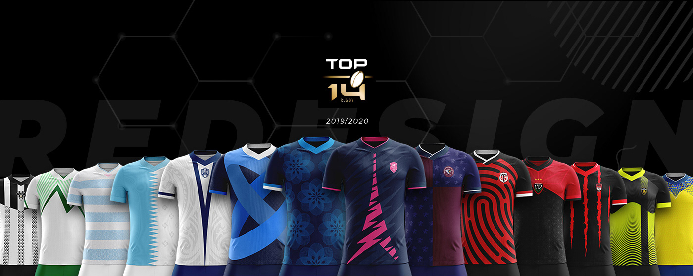 Rugby Top14 jersey design redesign sport