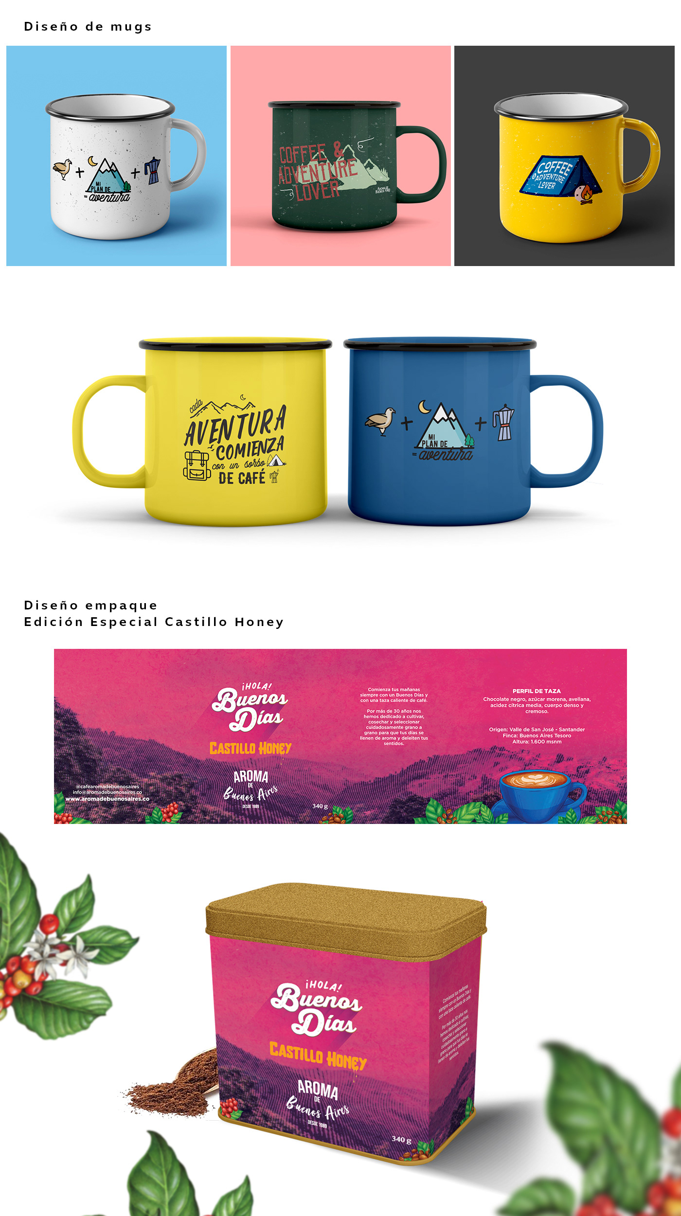 design Coffee brand identity visual Brand Design visual identity brand Packaging Viral color