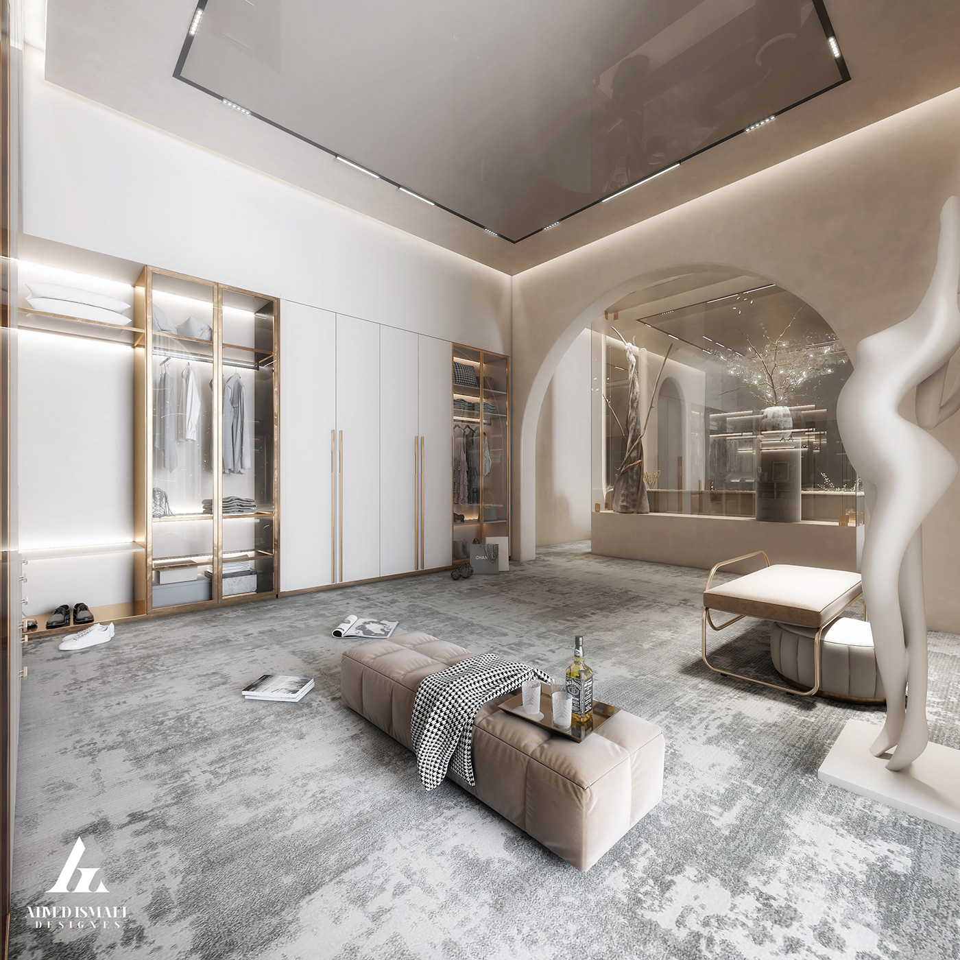 3ds max Advertising  architecture bedroom design Interior interior design  marketing   modern visualization