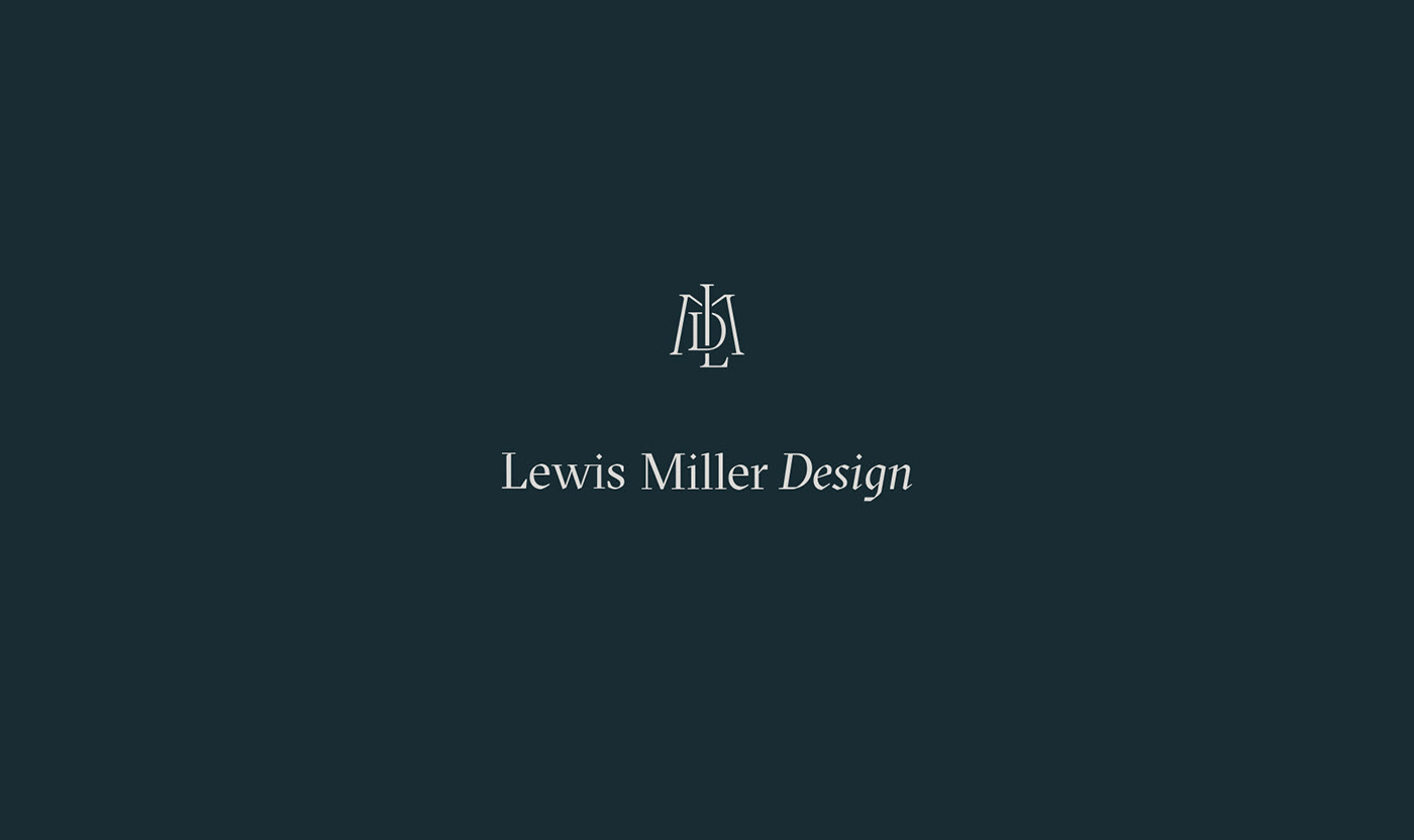 Business card design idea #400: Lewis Miller Design
