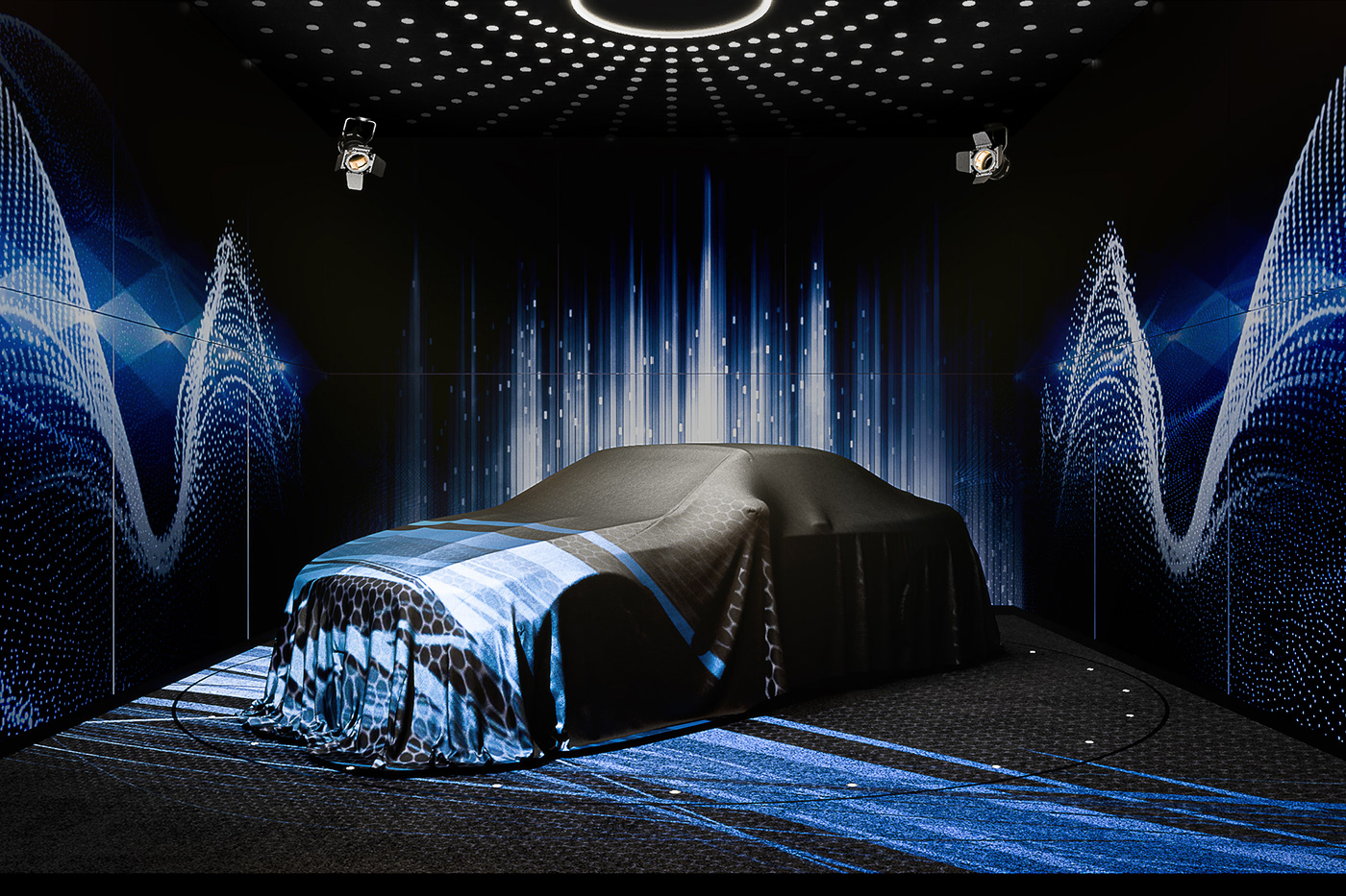 mercedes mercedes-benz Cars car 3ds max corona Render design architecture Cinema projector