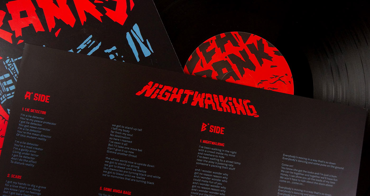 album cover artwork design graphic design  ILLUSTRATION  music Packaging punk vinyl Vinyl Cover