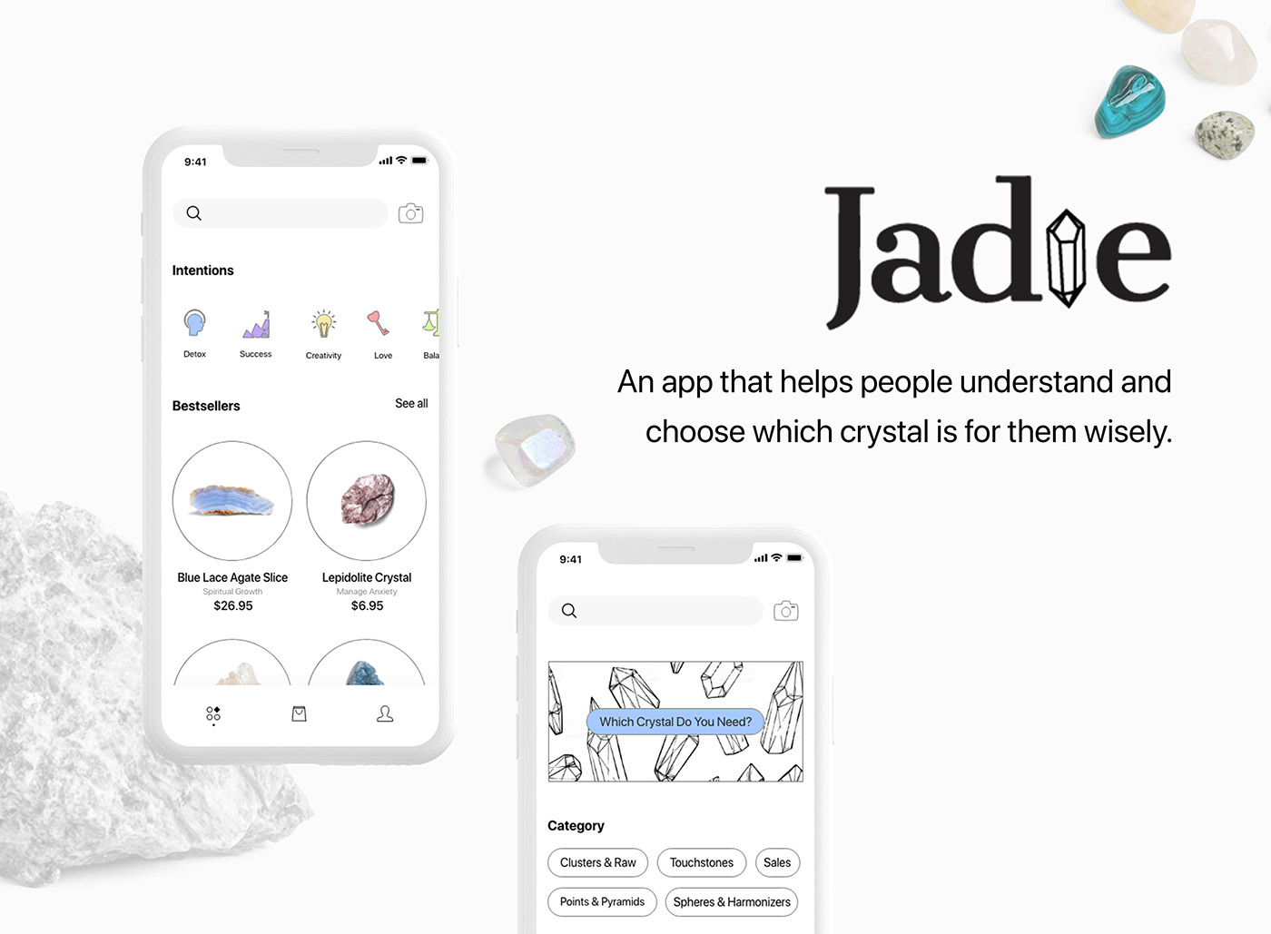 crystal gem stone app scan indentifier jade mobile