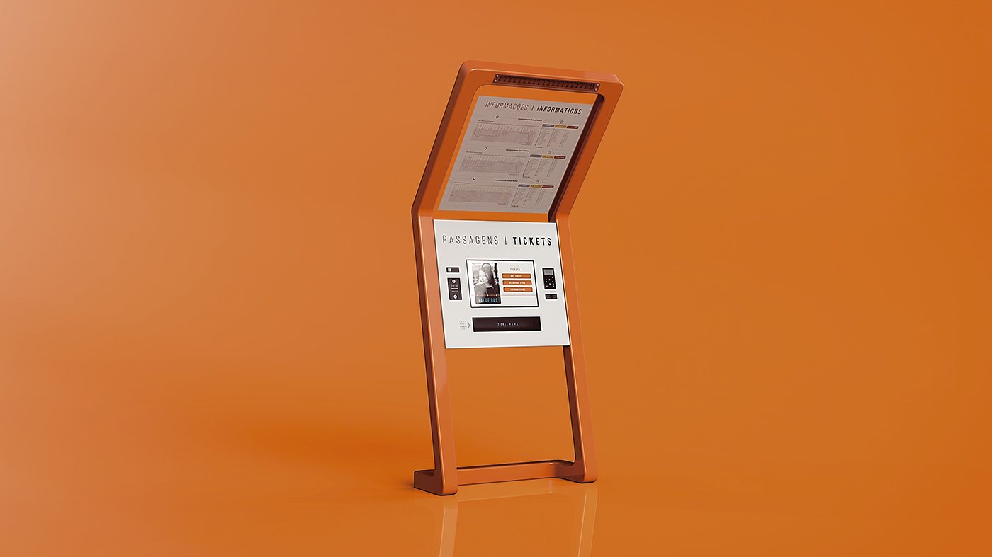 Urban Design vending machine bus stop public transport public service informations