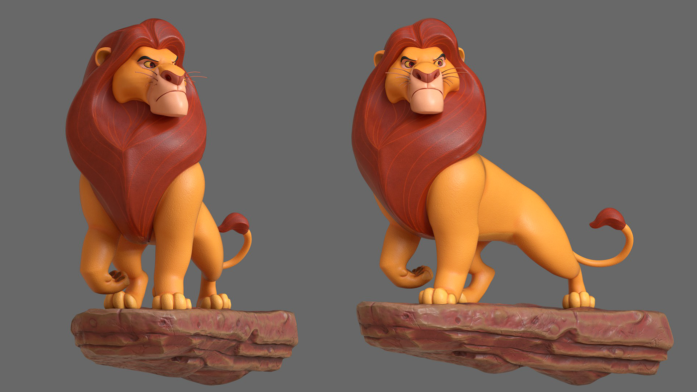 lion king mufasa 3D animation  movie cartoon disney