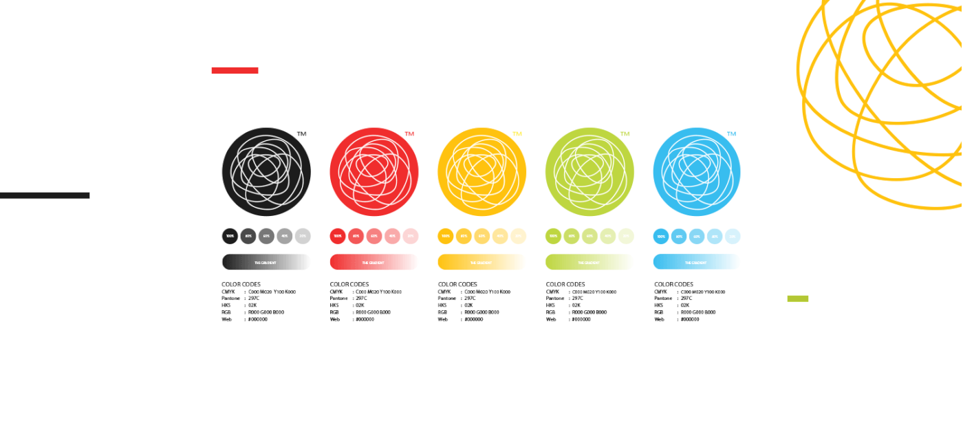 brand branding  logo freelancer graphic design  designer job agency color palette